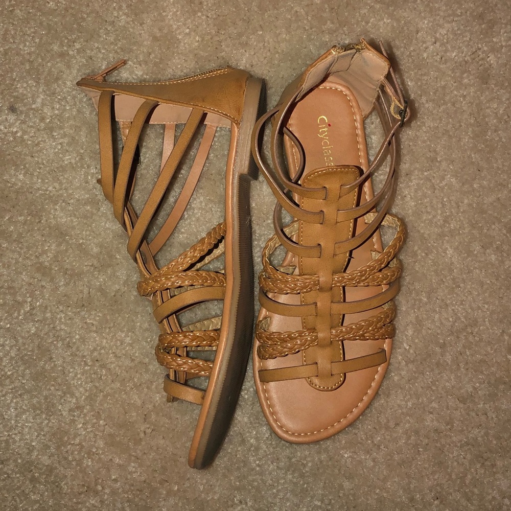 Brown Leather Sandals